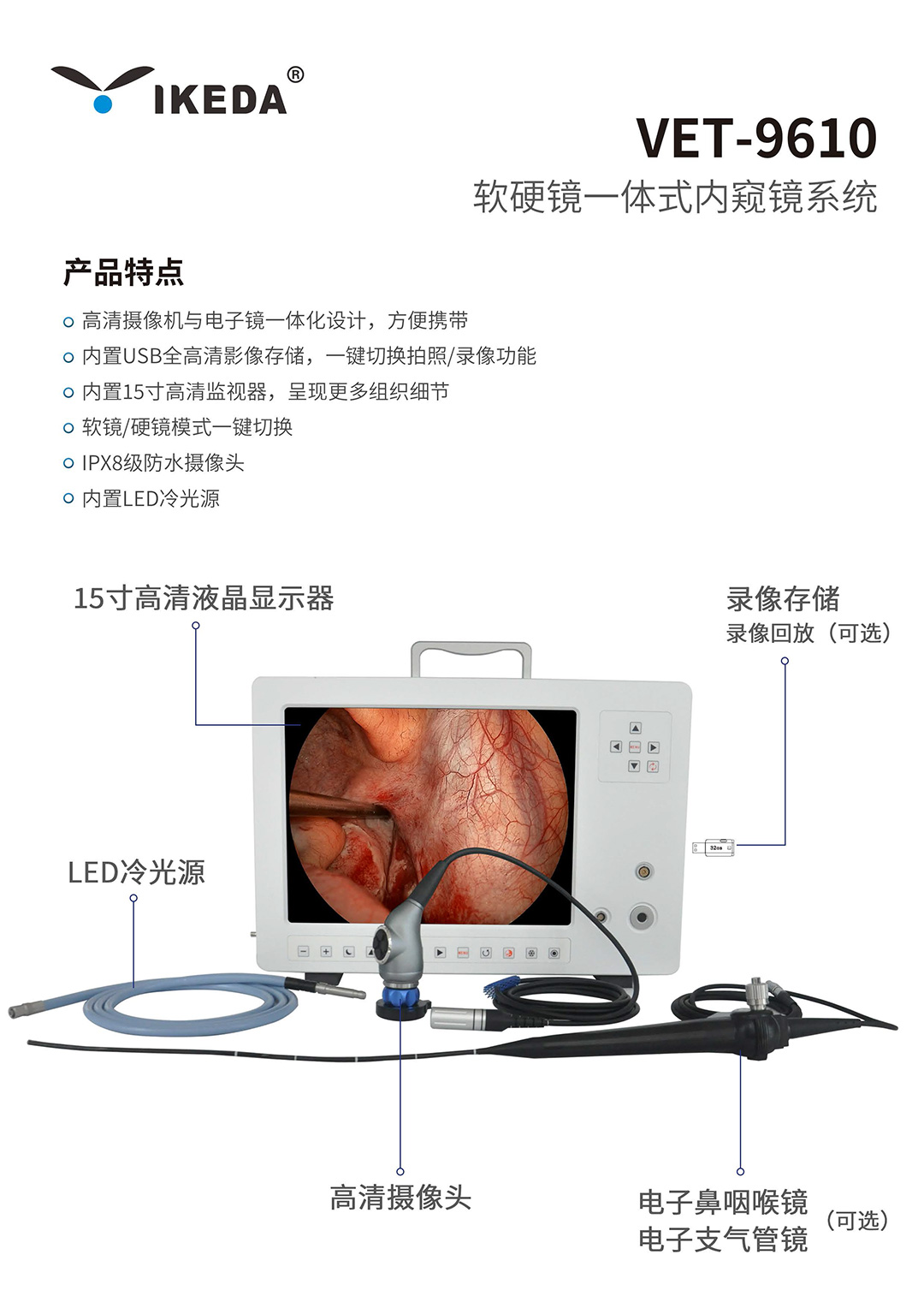 軟硬鏡一體式內窺鏡系統